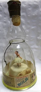 Vintage Bols Dancing Ballerina Likör leere Musikflasche funktioniert super! - Bild 1 von 6