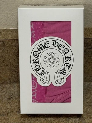 Chrome сердца розовый короткий боксер бриф - 100% подлинный - совершенно новый - размер XXL - Изображение 1 из 4