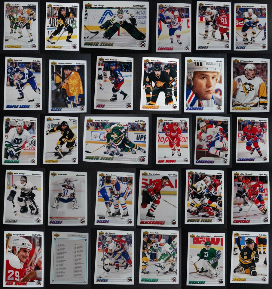 1991-92 Upper Deck Hockey Cards Complete Your Set You U Pick From List 201-400 - Image 1 of 1