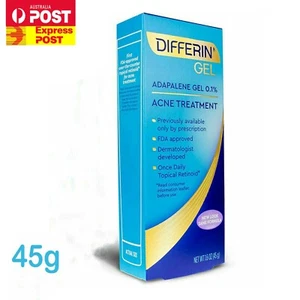45g Differin 0.1% Adapalene Gel Maximum Strength Acne Treatment Melbourne stock - Picture 1 of 2
