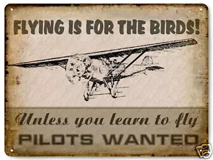 Insegna viaggi aerei luscombe pilota d'aviazione vintage asso aereo aerospaziale - Foto 1 di 1