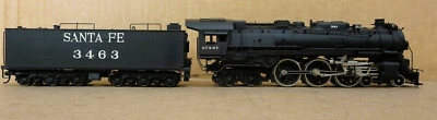 PFM Tenshodo 139 Santa Fe 4-6-4 Painted Brass HO - Image 1 of 4