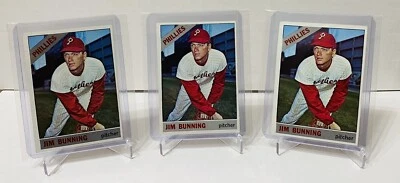 Béisbol 1966 Topps #435 Jim Bunning Philadelphia Phillies béisbol Foto 1 de 4
