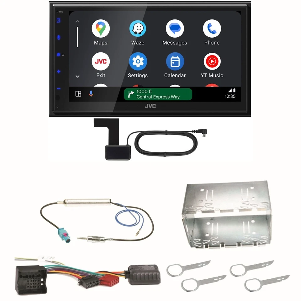 JVC KW-M595DBT Android Auto CarPlay Digitalradio Einbauset für Fox Polo 9N3 - Bild 1 von 1