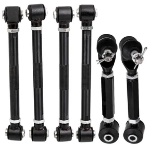 6Pcs Adjustable Rear Camber Arms Set for 2003 2004 2005 2006 2007 Honda Accord - Picture 1 of 9