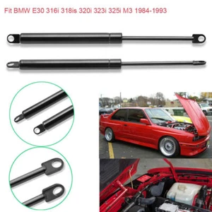 Capó de vehículo puntales de gas soportes de elevación resorte para BMW E30 base sedán 2 piezas - Imagen 1 de 12