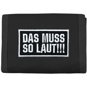 Geldbörse mit Aufnäher DAS MUSS SO LAUT biker motocross motorrad chopper  - Bild 1 von 3