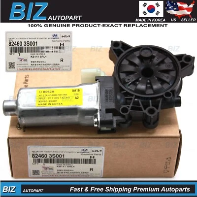 Genuine Front RIGHT Window Motor for 2011-2015 Hyundai Sonata Hybrid 82460-3S001 - Imagem 1 de 4