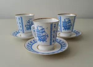 Set 3 pairs (6 items) Extremely Rare Collectible USSR ЛФЗ Lomonosov Porcelain - Picture 1 of 12