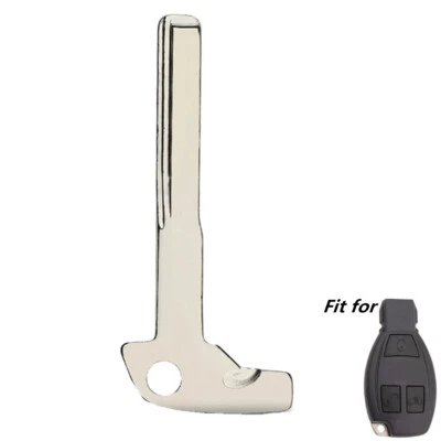 New Uncut Emergency for Mercedes Benz CLA CLS CLK GLK GLA Insert Key Blank Blade Foto 1 de 4