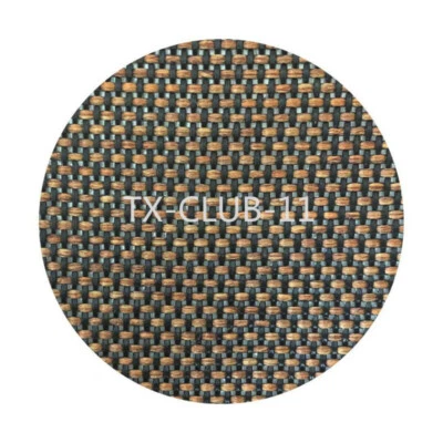 0.5M x 0.75M Thick Vintage Speaker Grill Cloth Stereo Grille Fabric Black /Brown - Image 1 of 4