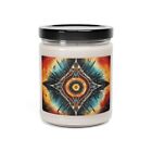 9 oz Scented Soy Candle Southwestern Navajo Native American Pattern Aztec Cabin