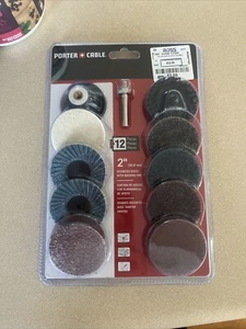 Porter Cable PCQ12SET 2" Twist Lock Set (12 Stck.) für Matrizenschleifer - Bild 1 von 8