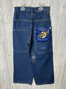 New!! Vintage 90s Solo Semore Jr Jeans Sz 9/10 USA Made Baggy Jeans Skater Y2K - Picture 1 of 8