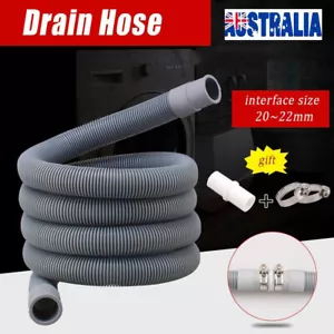 1/2/3 M Washing Machine Dishwasher Drain Waste Hose Extension Pipe Set Universal - Picture 1 of 11