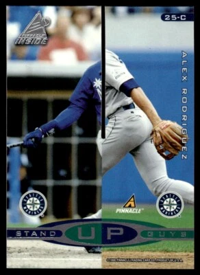 1998 Pinnacle Inside Stand Up Guys ANDRUW JONES ALEX RODRIGUEZ - Image 1 of 2