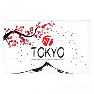 W7 Tokyo Pressed Pigment Palette , 18 g - W7 Tokyo Pressed Pigment Palette 18 g - Picture 1 of 3