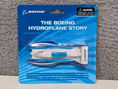 2007 BOEING HYDROPLANE STORY Racing Boat 4.50" Diecast 1:64 NEW - Image 1 of 3