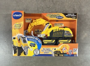 Excavadora 2 en 1 Vtech Switch & Go Dinos Turbo Digger The Woolly Mammoth RARA - Imagen 1 de 6