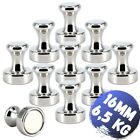 Home Magnetic Pins Pin Magnet Sliver Super Strong 12mm X 16MM Neodymium Cone