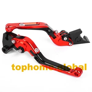 Par de palancas de freno de embrague plegables plegables para Honda CBF125 2009-2013 Reino Unido - Imagen 1 de 5