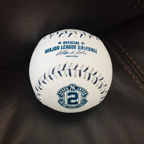 Derek Jeter Logo Baseball, Commemorative Captain, DJ3K, ESPN Captain Cover