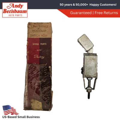 Interruptor de control de faros Desoto S-11 1946-1948 1149863 NOS. Foto 1 de 4