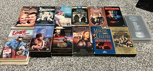 Lot of 13 VHS Tapes Movies Variety Vintage - Picture 1 of 1