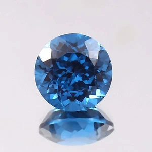 Piedra preciosa suelta de turmalina azul indicolita natural impecable AAA 9x9 mm - Imagen 1 de 4