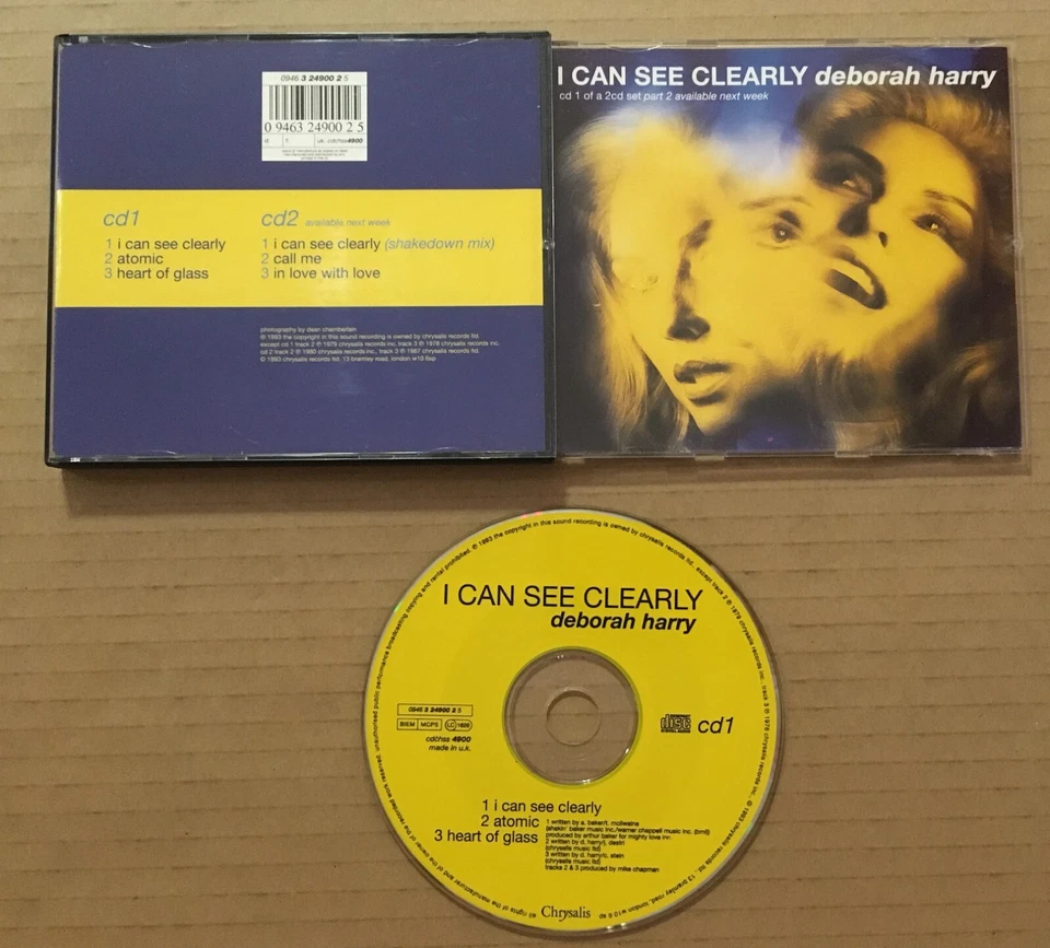 Blondie DEBORAH HARRY I can See Clearly 3 PAST HITS Europe CD Single USA seller  - Image 1 of 1