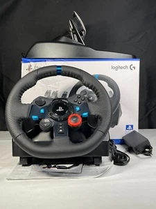 Logitech G29 Black Driving Force Racing Wheel And Floor Pedals - Picture 1 of 12