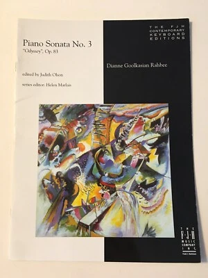 Соната для фортепиано FJH NO 3 Odyssey Op 83 современные издания клавишных нот - Изображение 1 из 3