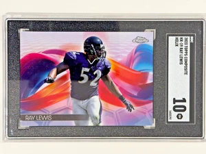 2023 Topps Composite Chrome Helix #HX19 Ray Lewis RAVENS HOF SP CASE HIT SGC 10 - Picture 1 of 2