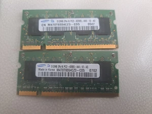 512MB DDR 2 4200   laptop Memory by Samsung 1 piece - Picture 1 of 1
