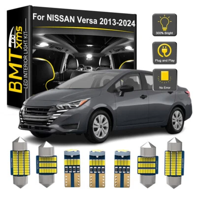 10pcs Interior LED Light Bulbs License plate For Nissan Versa 2013-2023 4 Color - Image 1 of 4
