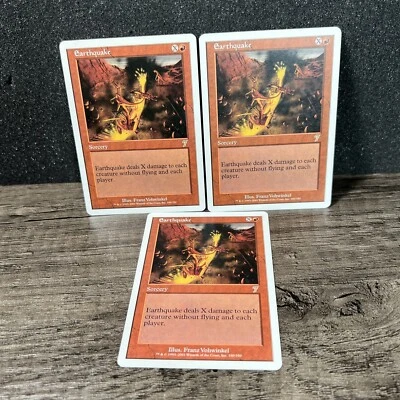 Earthquake 7th Edition MTG Magic the Gathering Card 3 - Image 1 of 4