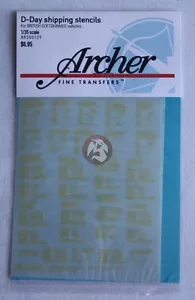Plantillas británicas de envío Archer 1/35 vehi de piel suave. (Amarillo) AR35012Y - Imagen 1 de 1