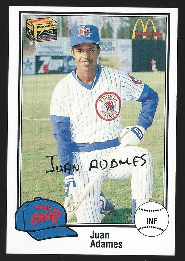 1989 1990 1991 Kodak  Peoria Chiefs Team Issue Minor League baseball card - PICK - Image 1 of 3