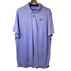 NIKE DRI-FIT ADV GOLF MEN XXL LIGHT PURPLE POLO SHIRT BRAND NEW WITH TAGS - Picture 1 of 5