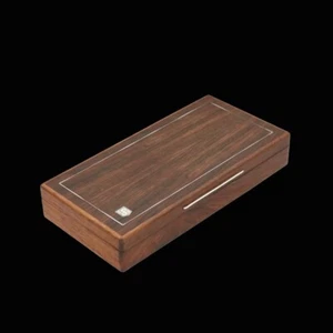 Danish Rosewood Box with Inlaid Sterling Silver - 1960s. - Picture 1 of 7