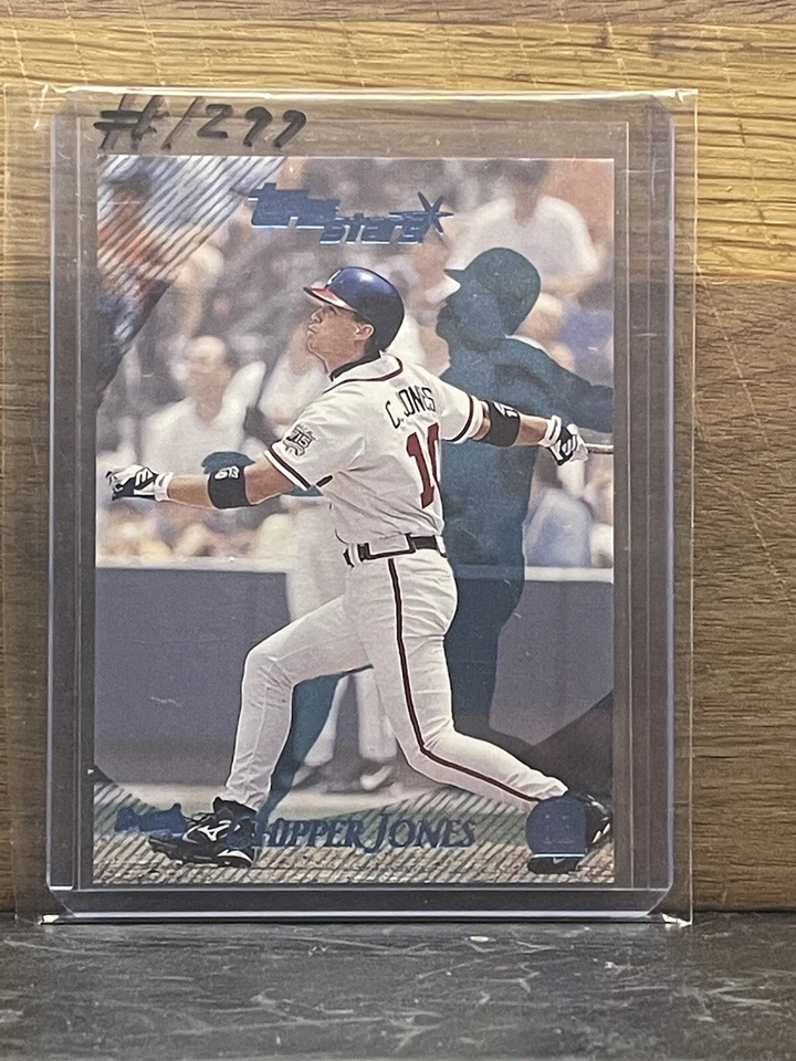 2000 Topps Stars Metallic Blue /299 Chipper Jones #47 HOF - Image 1 of 1