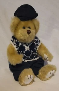 Vintage TY Attic Treasures Mulligan Bear Plush 1993 9" Golfer Golf no Tags - Picture 1 of 5