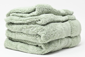 Charisma 100% Hygro Cotton 4-piece Hand and Washcloth Towel Set Ultra Soft Sage