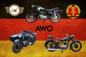 Blechschild 20x30 AWO Simson Modelle DDR Motorrad Oldtimer Sammler Geschenk - Bild 1 von 3