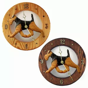 Orologio in legno Welsh Terrier - Foto 1 di 1