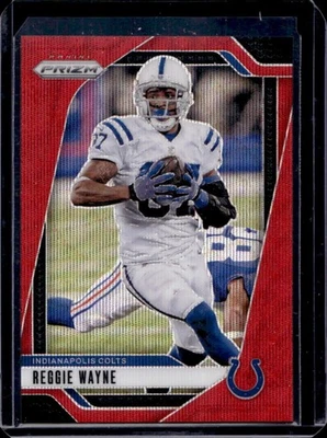 2024 Prizm Reggie Wayne Red Wave #73/149 Colts - Image 1 of 2