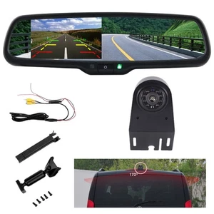 4.3" Car Rear View Mirror Monitor W/ Roof Reverse Camera for Mercedes Benz A++++ - Picture 1 of 24