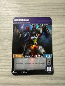 Starscream Transformers Wave 1 Card - Picture 1 of 2