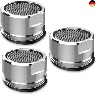 3 Stück Wasserhansip, Wasserhahn Sieb Strahlregler, 24mm Diffusor Hahn für K - Bild 1 von 2