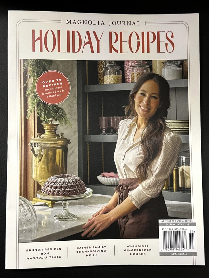 Magnolia Journal Holiday Recipes  Until January 2026 Magazine - Image 1 of 1